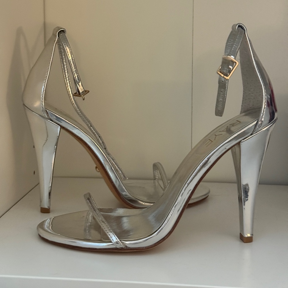 RAFE Women's Silver High Heel Sandals